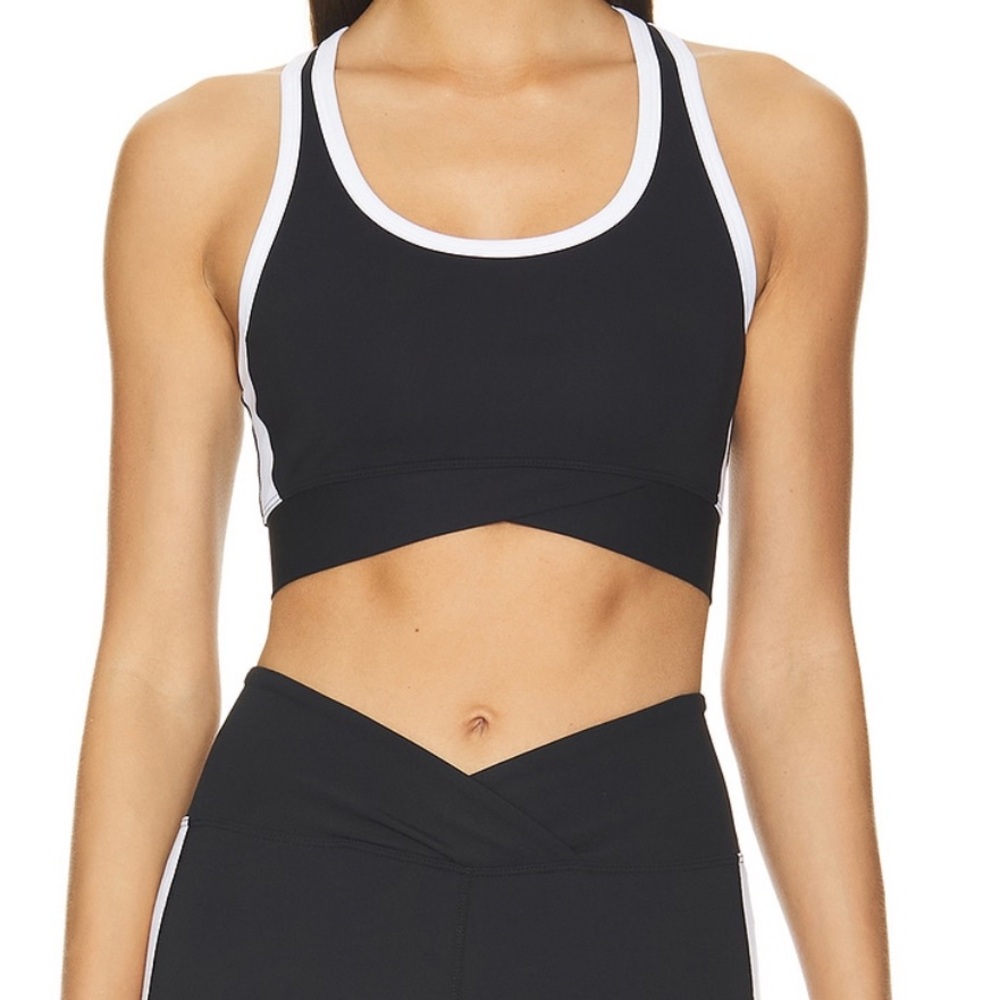NWT: Year of Ours- Sport Track Bra - Black & White